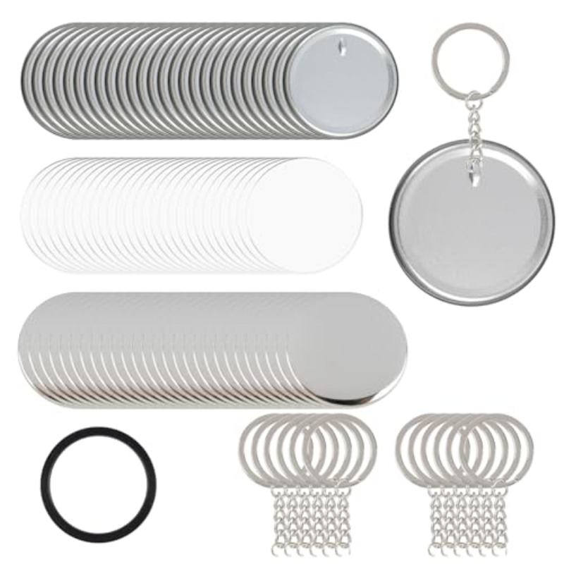 Button Badge Blank - 100 Sets 58 Mm/ 44 Mm