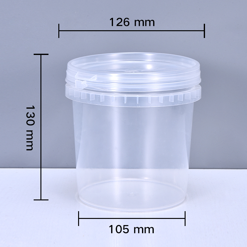 Empty 1L plastic bucket with L - Water Bottle Blank recension och pris