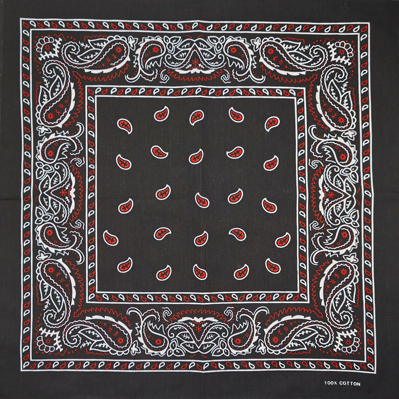 Fashion Unisex Black Paisley H - Bandana Blank White recension och pris