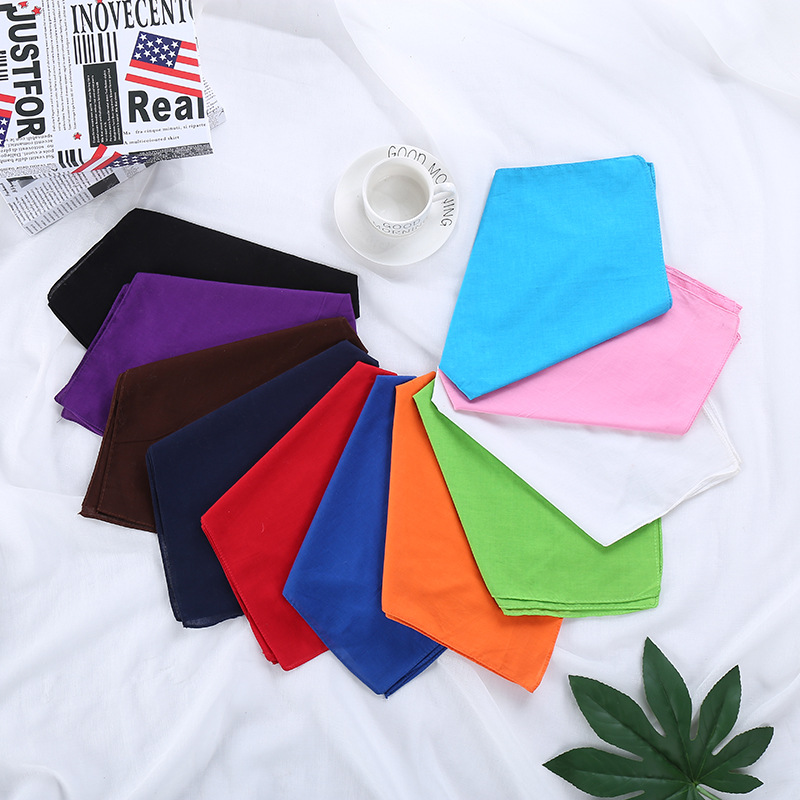 Headscarf Cotton Solid Color R - Bandana Blank White recension och pris
