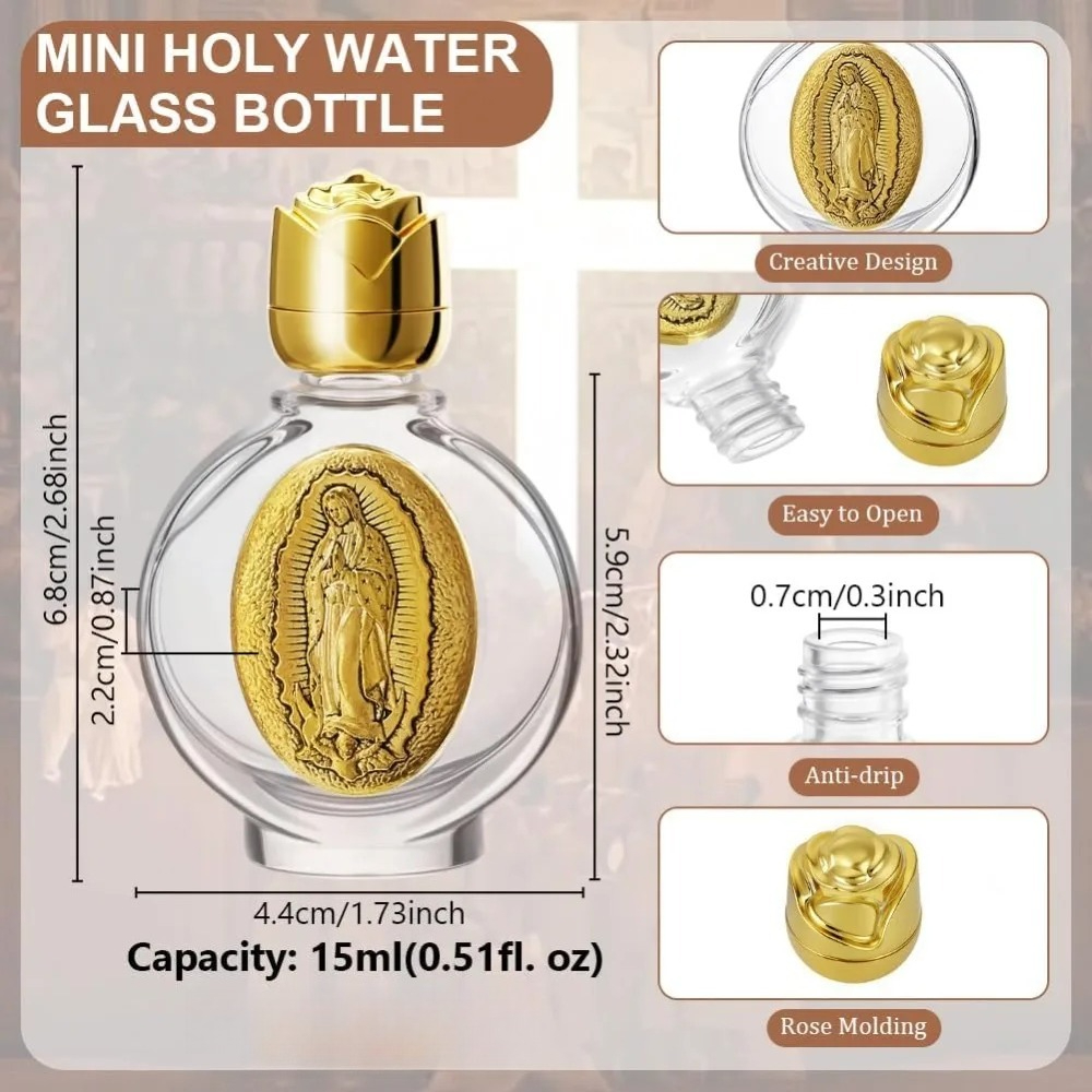 12/2Pcs Holy Water Bottles 0.5 - Water Bottle Blank recension och pris