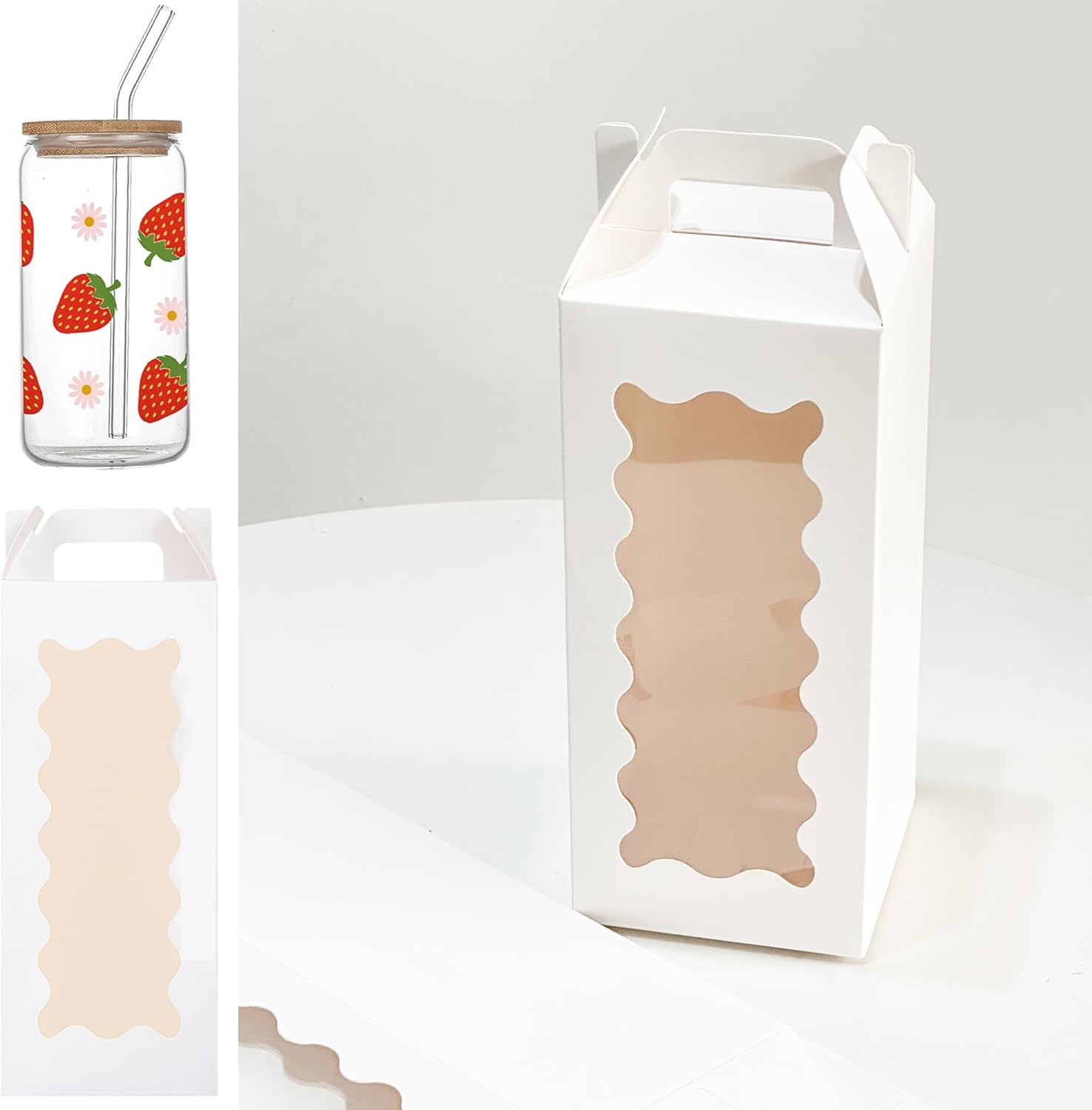 25 Pack Tumbler Gift Boxes wit - Tumbler 20Oz White recension och pris