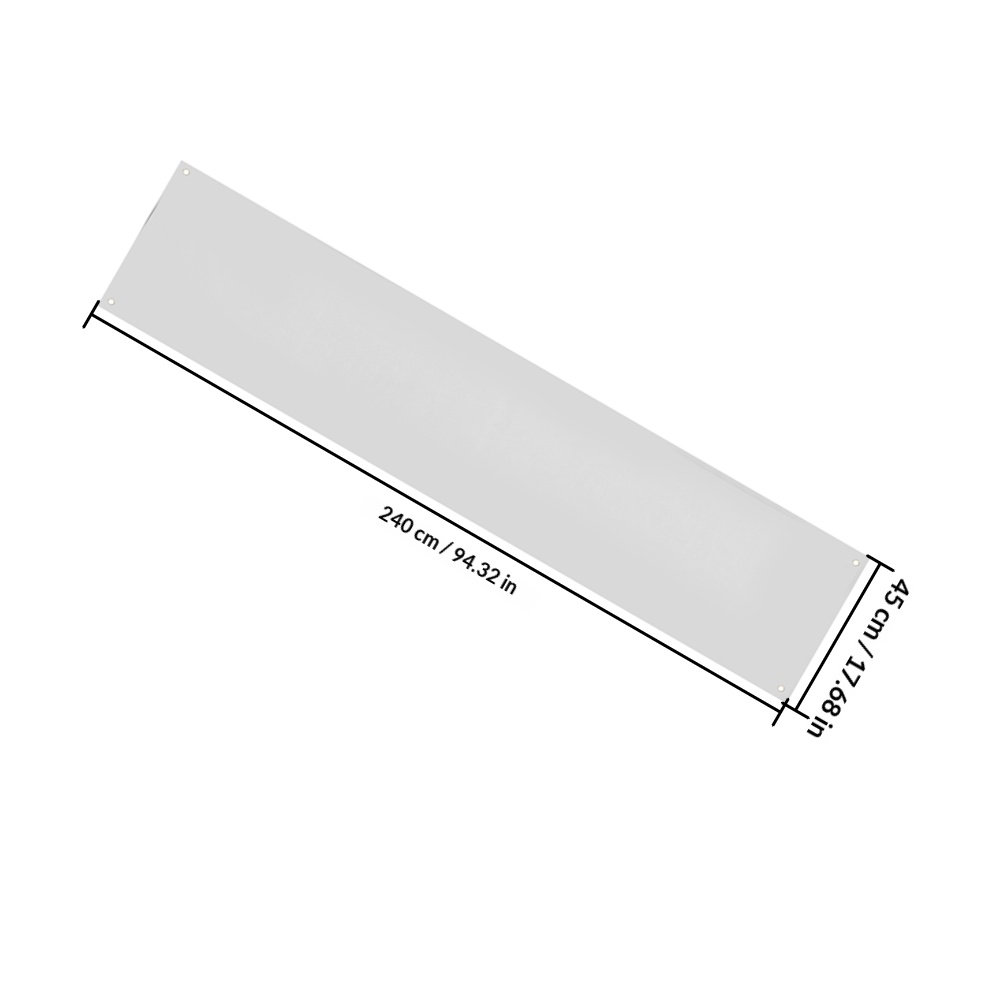 Large Blank DIY Banner White B - Yard Sign Blank recension och pris