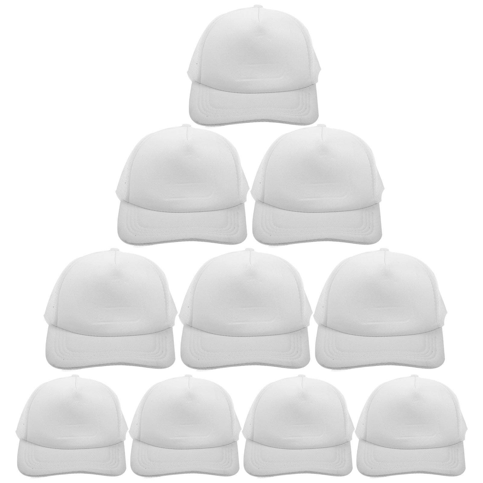 10Pcs Blank Baseball Caps Mesh - Hat Sublimation Blank recension och pris