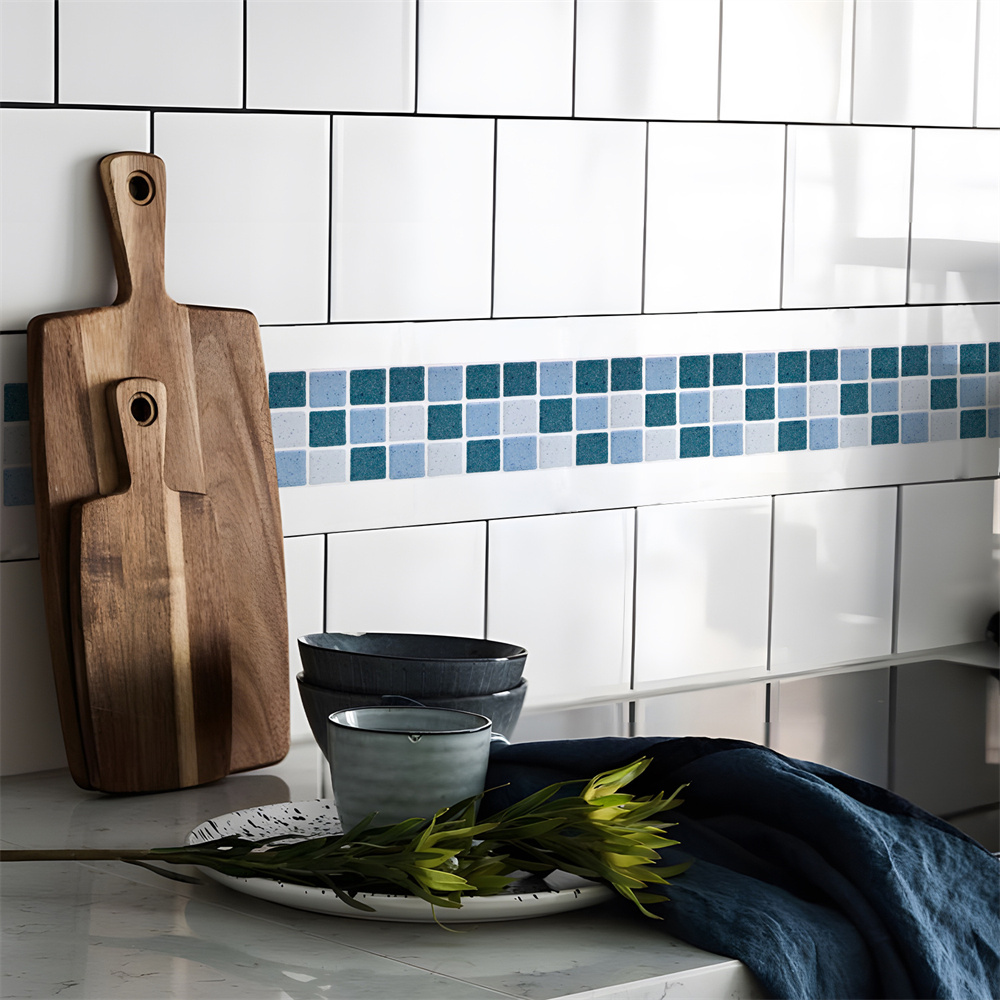 Blue Mosaic Self-Adhesive Base - Ceramic Tile Blank recension och pris