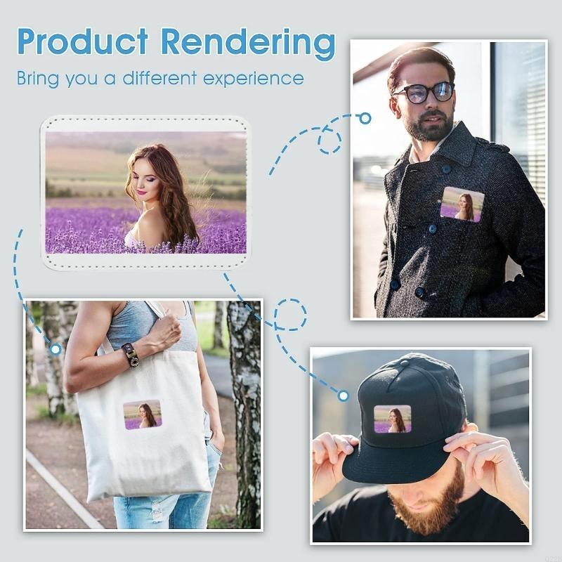 Q22B 10 Pcs Blank Leather Hat  - Hat Sublimation Blank recension och pris