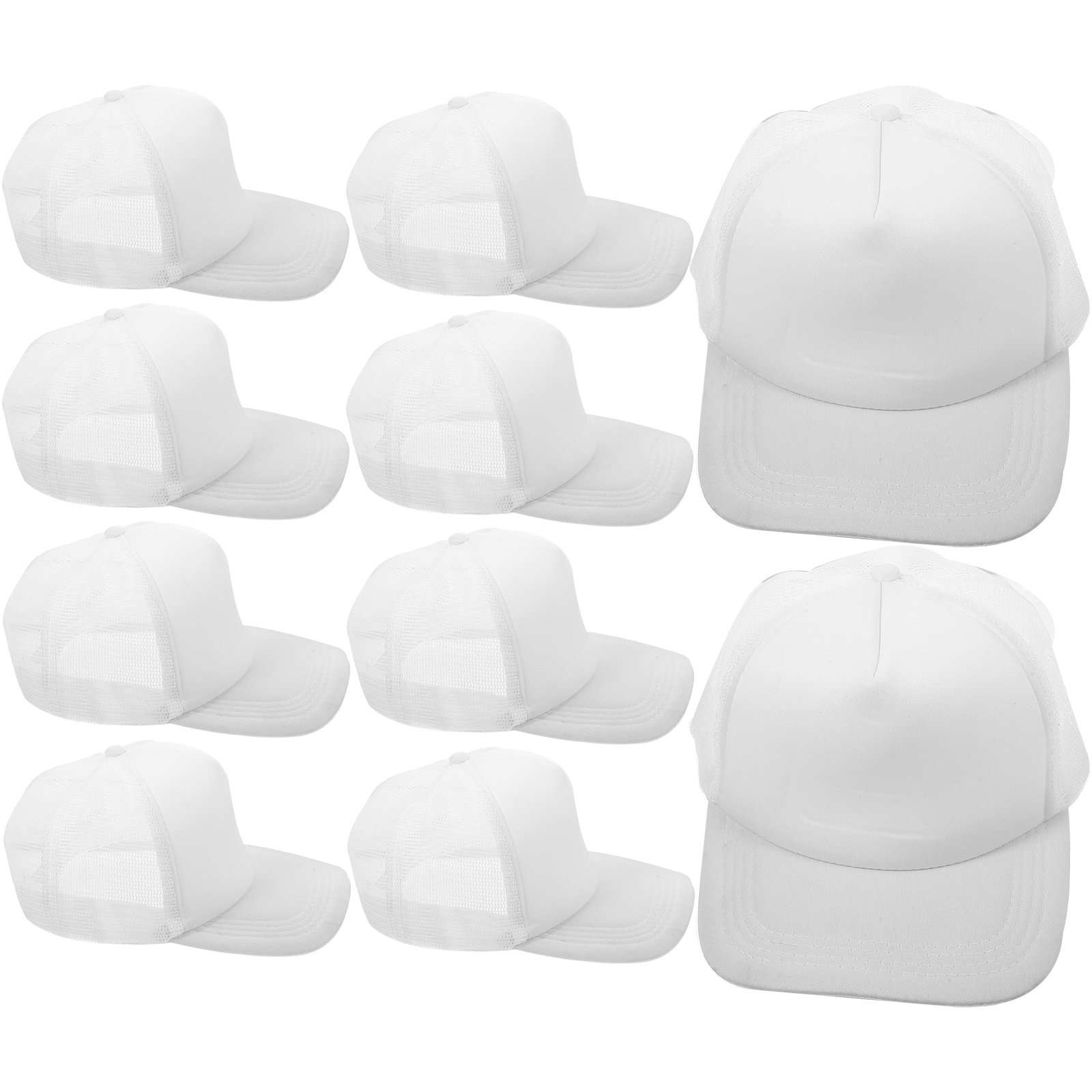 10Pcs Blank Sublimation Mesh B - Hat Sublimation Blank recension och pris