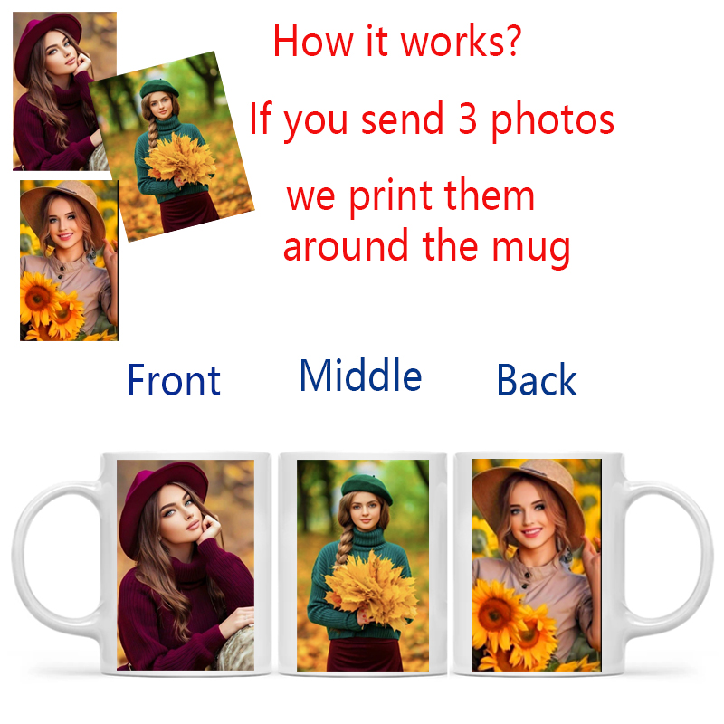 Personalized Your Photo Mug, C - Sublimation Mug White recension och pris