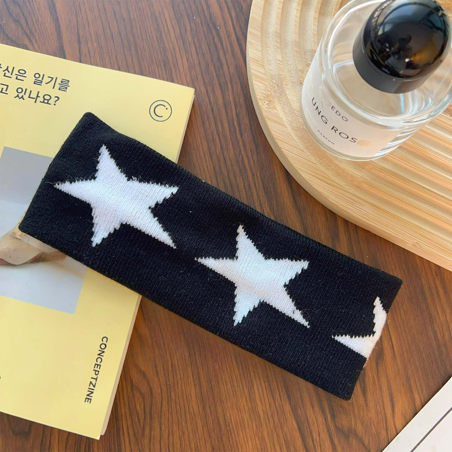 Star Embroidery Sports Headban - Bandana Blank White recension och pris
