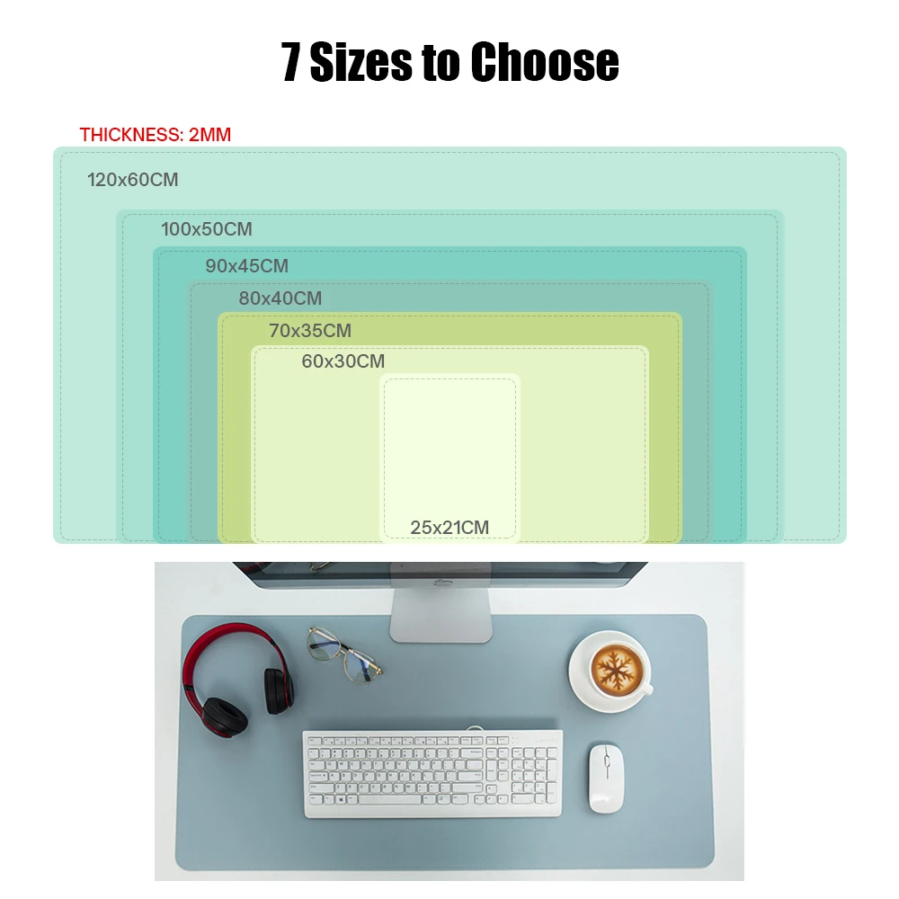 Large Size Desk Mat Waterproof - Mouse Pad Blank Sublimation recension och pris