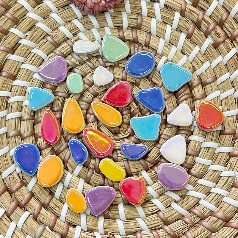50g Porcelain DIY irregular Ph - Ceramic Tile Blank recension och pris