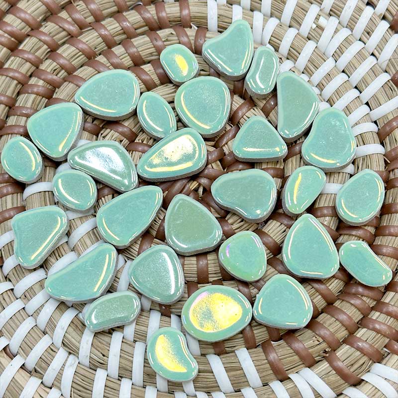 50g Porcelain DIY irregular Ph - Ceramic Tile Blank recension och pris