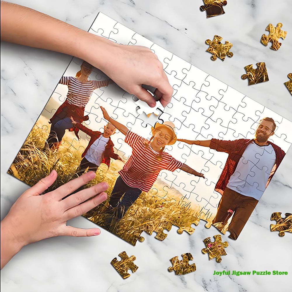 Personalized Photo Puzzle Cust - Puzzle Blank White recension och pris