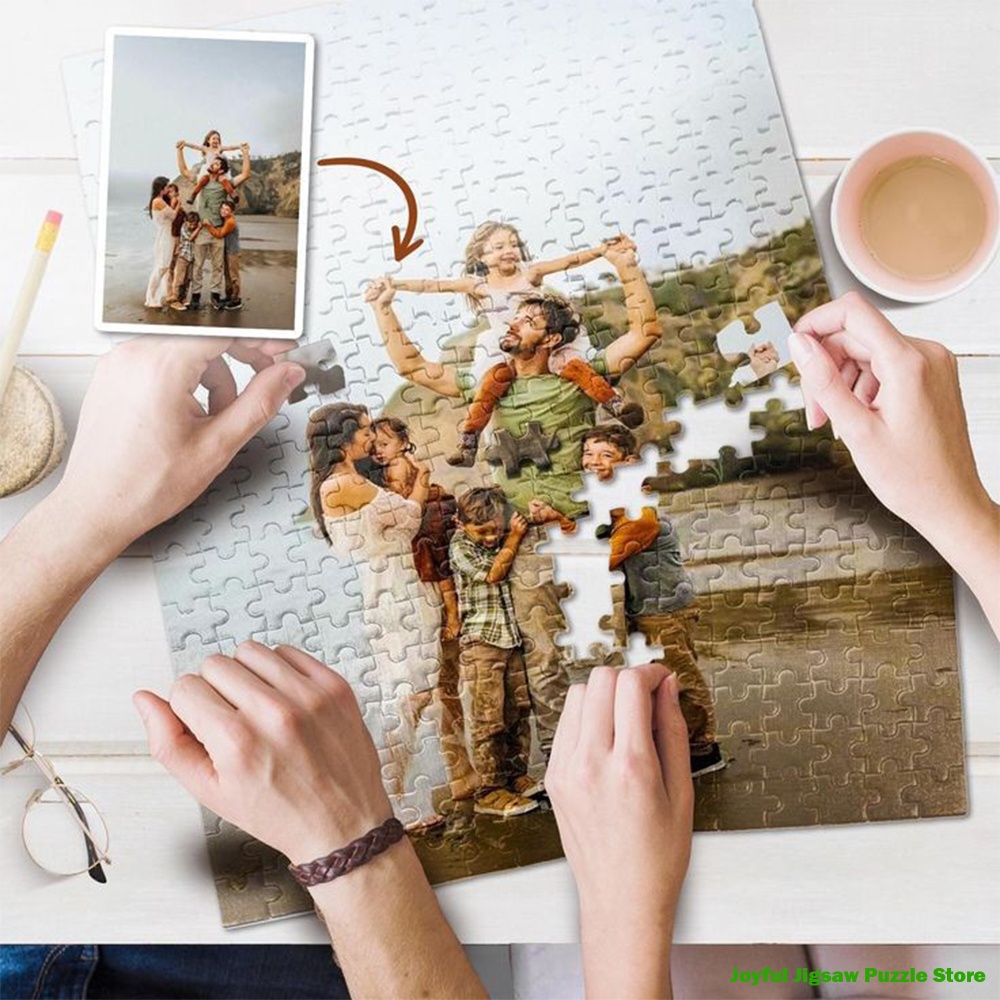Personalized Photo Puzzle Cust - Puzzle Blank White recension och pris