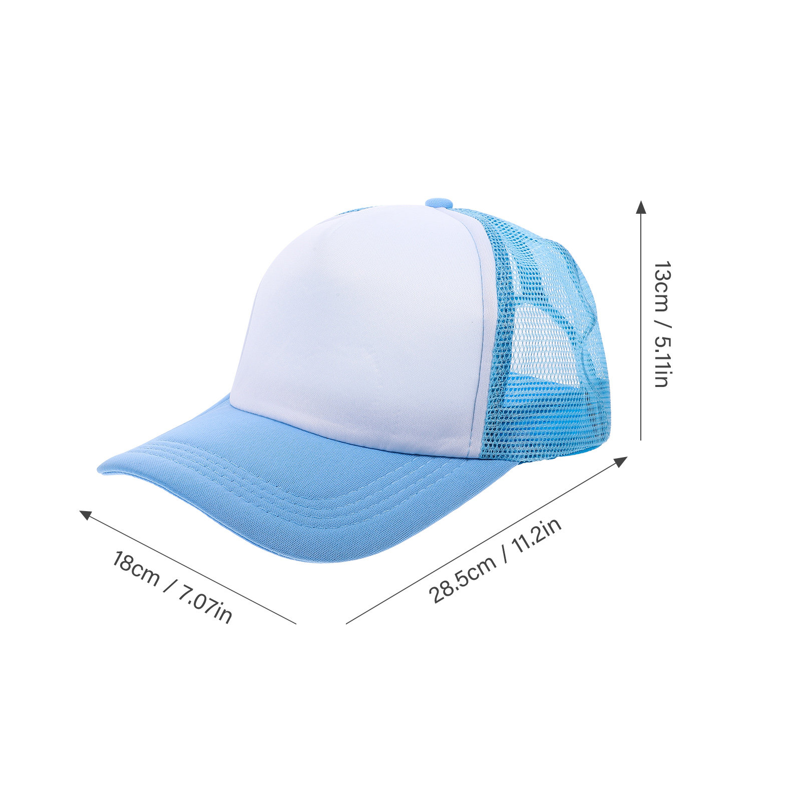 10Pcs Blank Baseball Hats Mesh - Hat Sublimation Blank recension och pris
