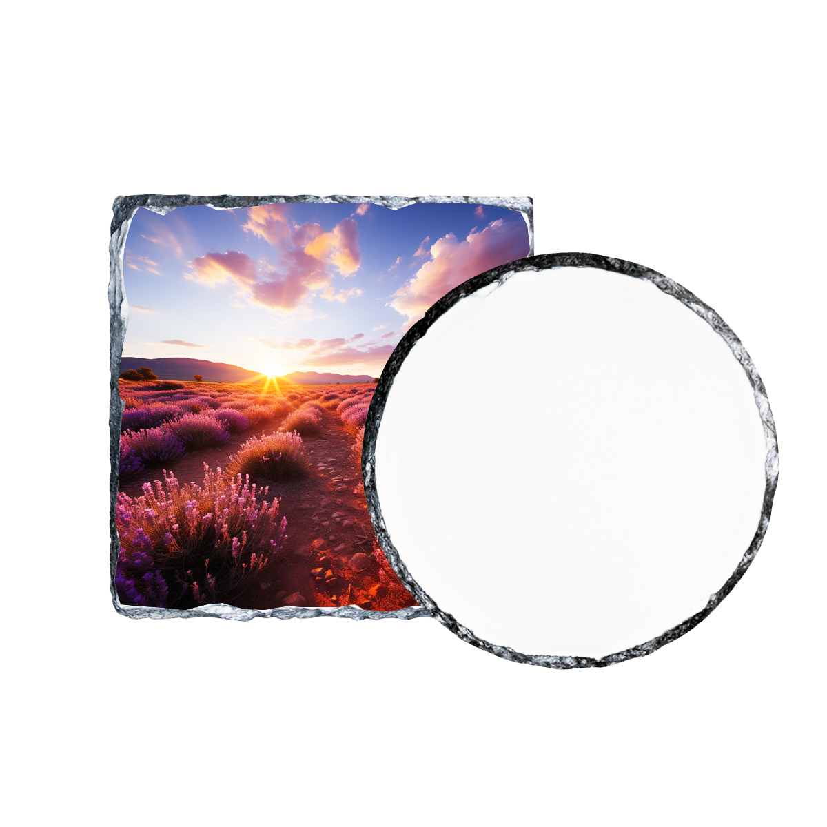 Round Sublimation Slate Coaste - Coaster Sublimation Blank recension och pris