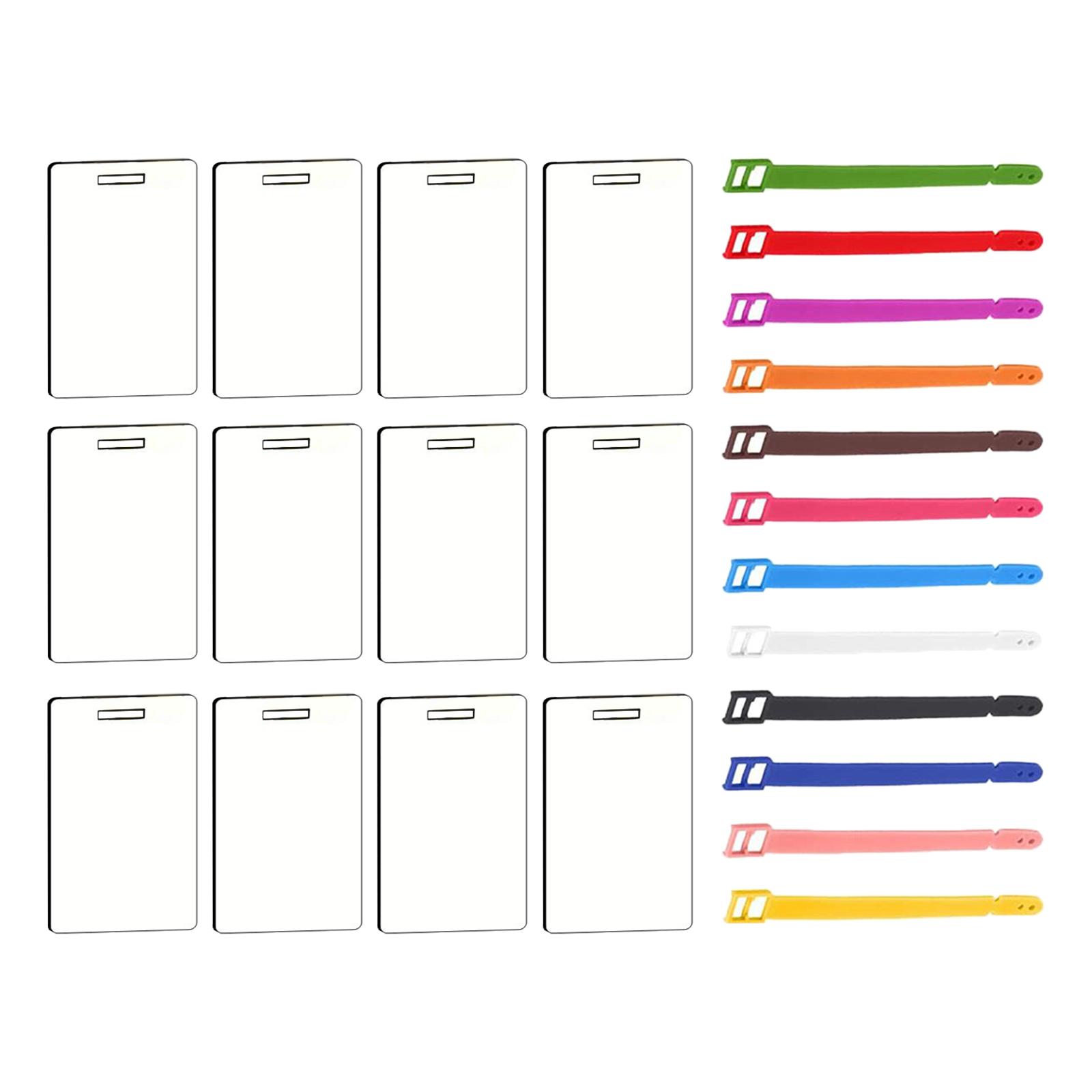 12Pcs Sublimation Blank Luggag - Puzzle Blank White recension och pris