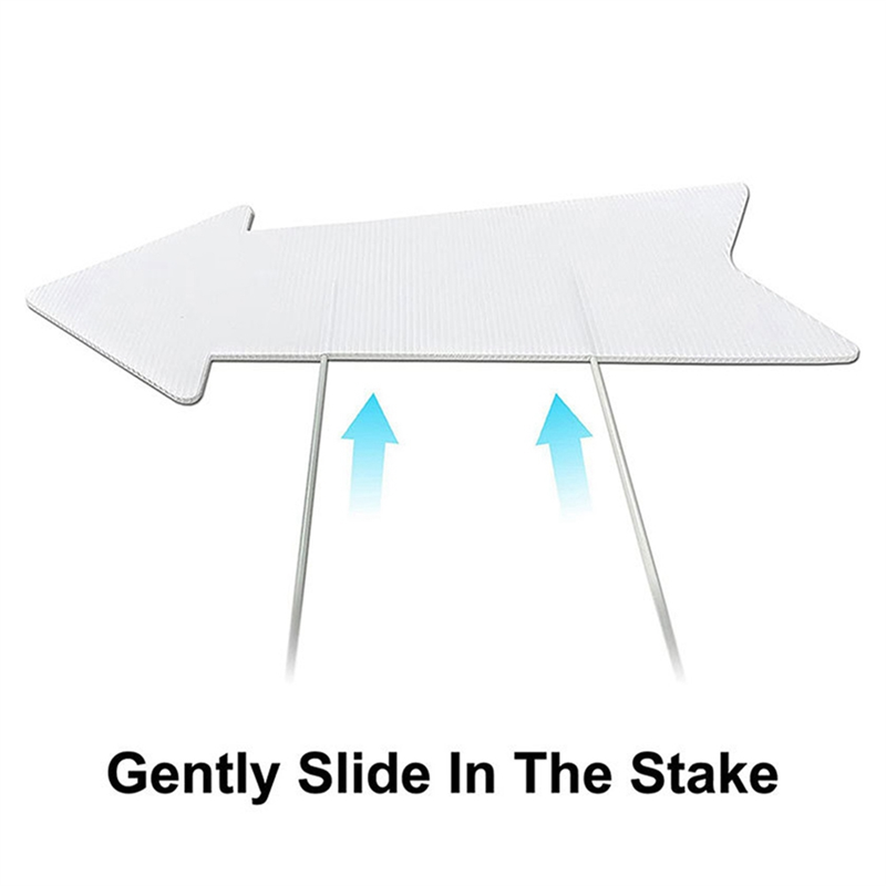 B50C Directional Arrows Signs  - Yard Sign Blank recension och pris