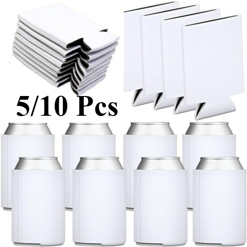 5/10 Pcs Blank Sublimation Can - Puzzle Blank White recension och pris