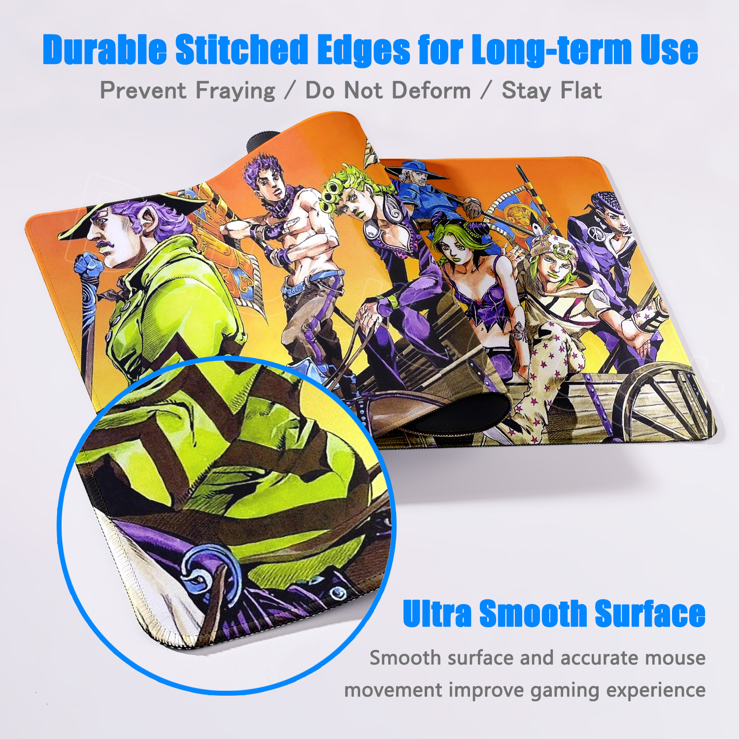 HD J-Jojo B-Bizarre A-Adventur - Mouse Pad Blank Sublimation recension och pris