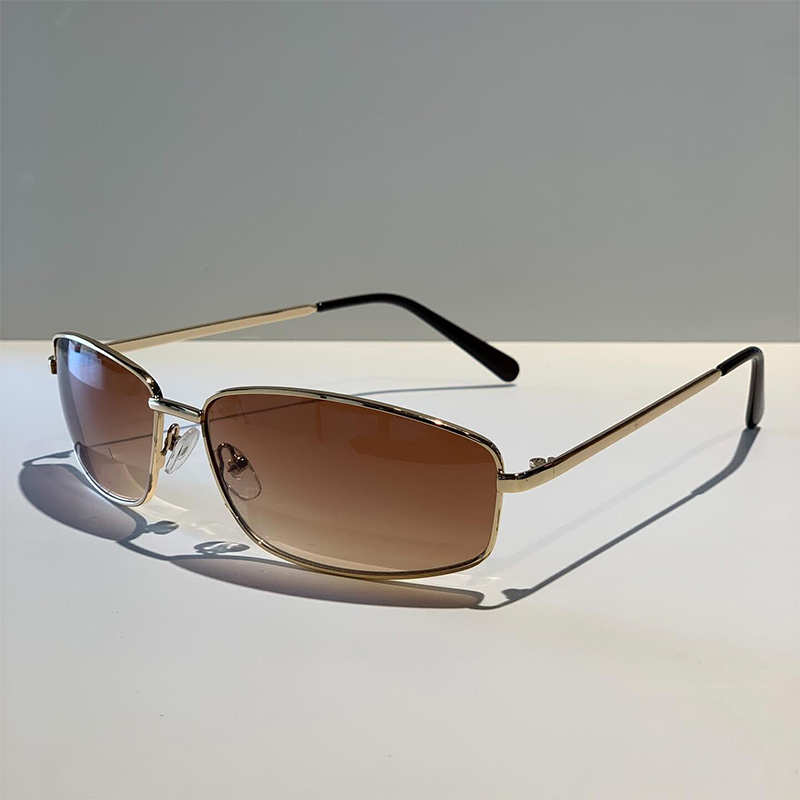 Women's y2k Sunglasses Stylish - Metal Photo Panel recension och pris