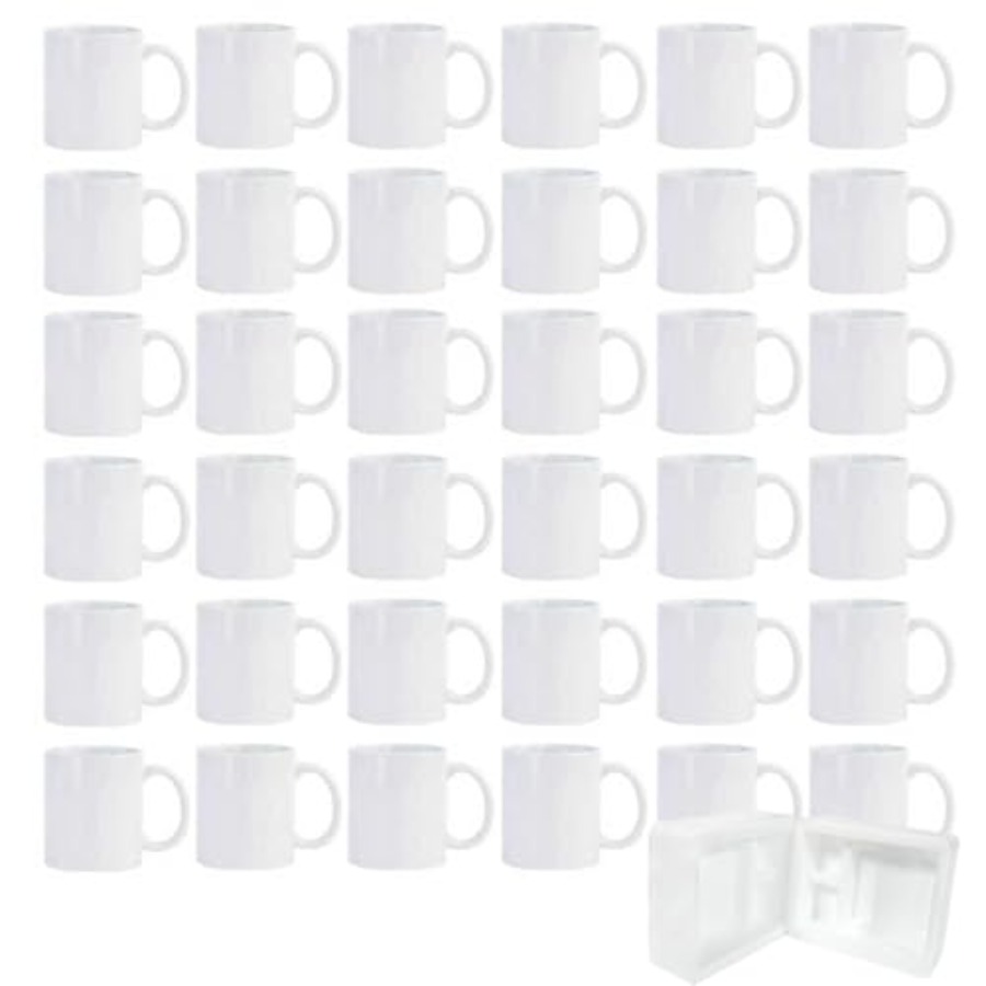 36pcs Sublimation Mugs 11oz Wh - Sublimation Mug White recension och pris