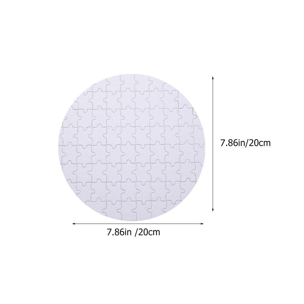 4Pcs Blank Sublimation Puzzles - Puzzle Blank White recension och pris