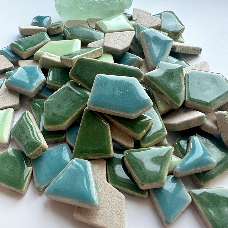 DIY 100g irregular Porcelain M - Ceramic Tile Blank recension och pris