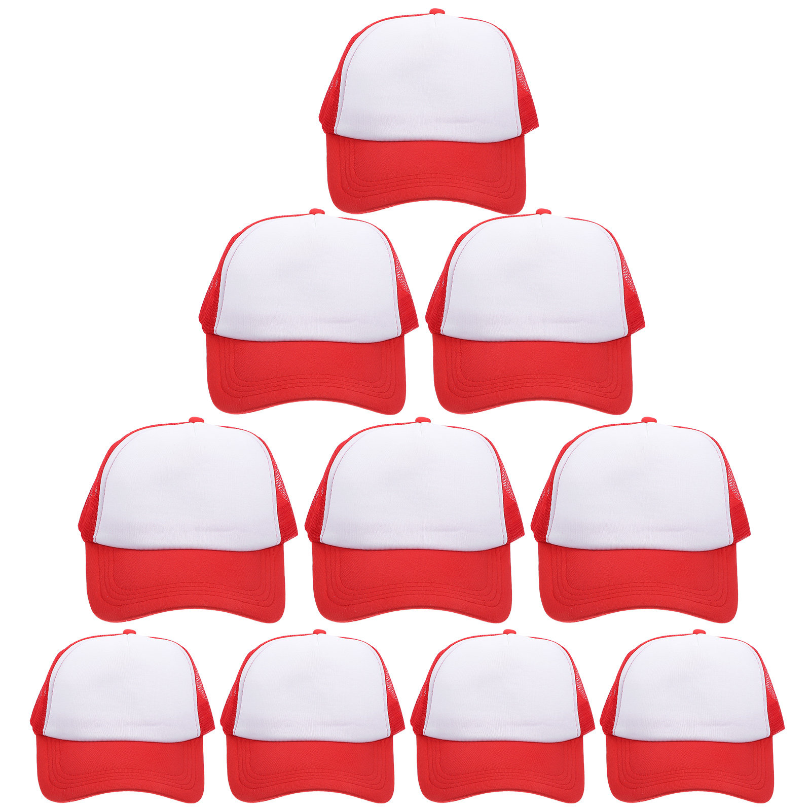10Pcs Blank Mesh Baseball Caps - Hat Sublimation Blank recension och pris