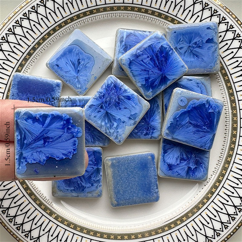 100g DIY Ceramic Mosaic Tiles  - Ceramic Tile Blank recension och pris