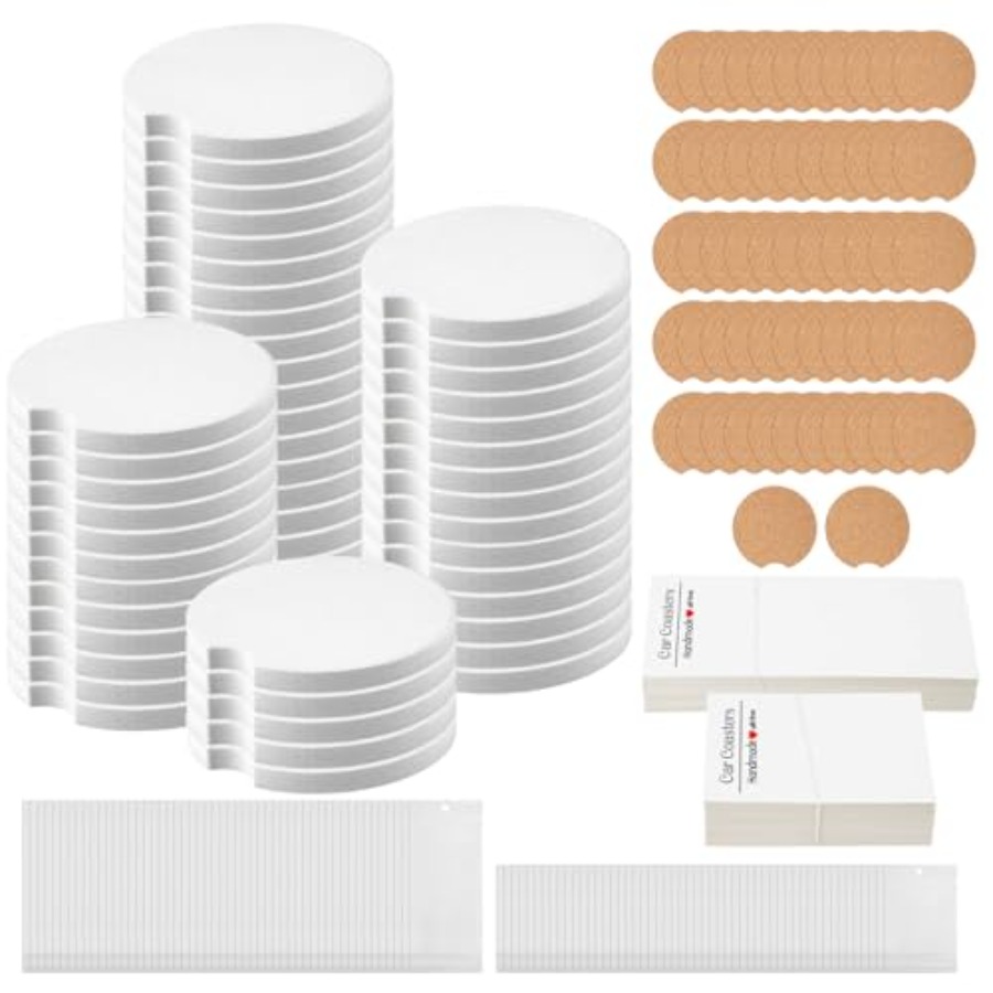312 Pcs Ceramic Car Coasters 2 - Coaster Sublimation Blank recension och pris