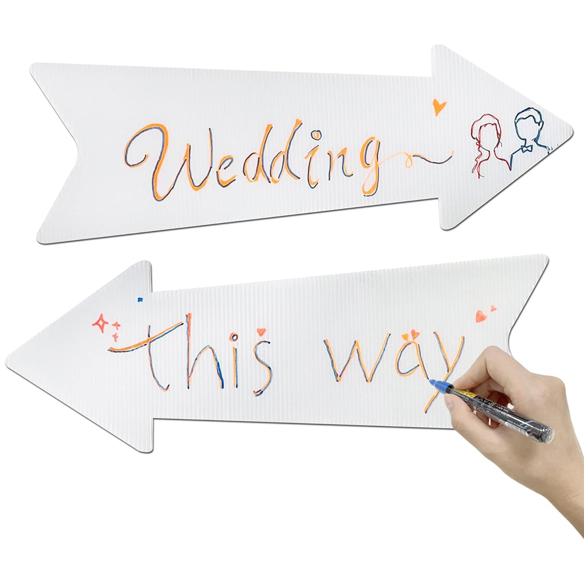 A61KK Blank Arrow Yard Signs w - Yard Sign Blank recension och pris