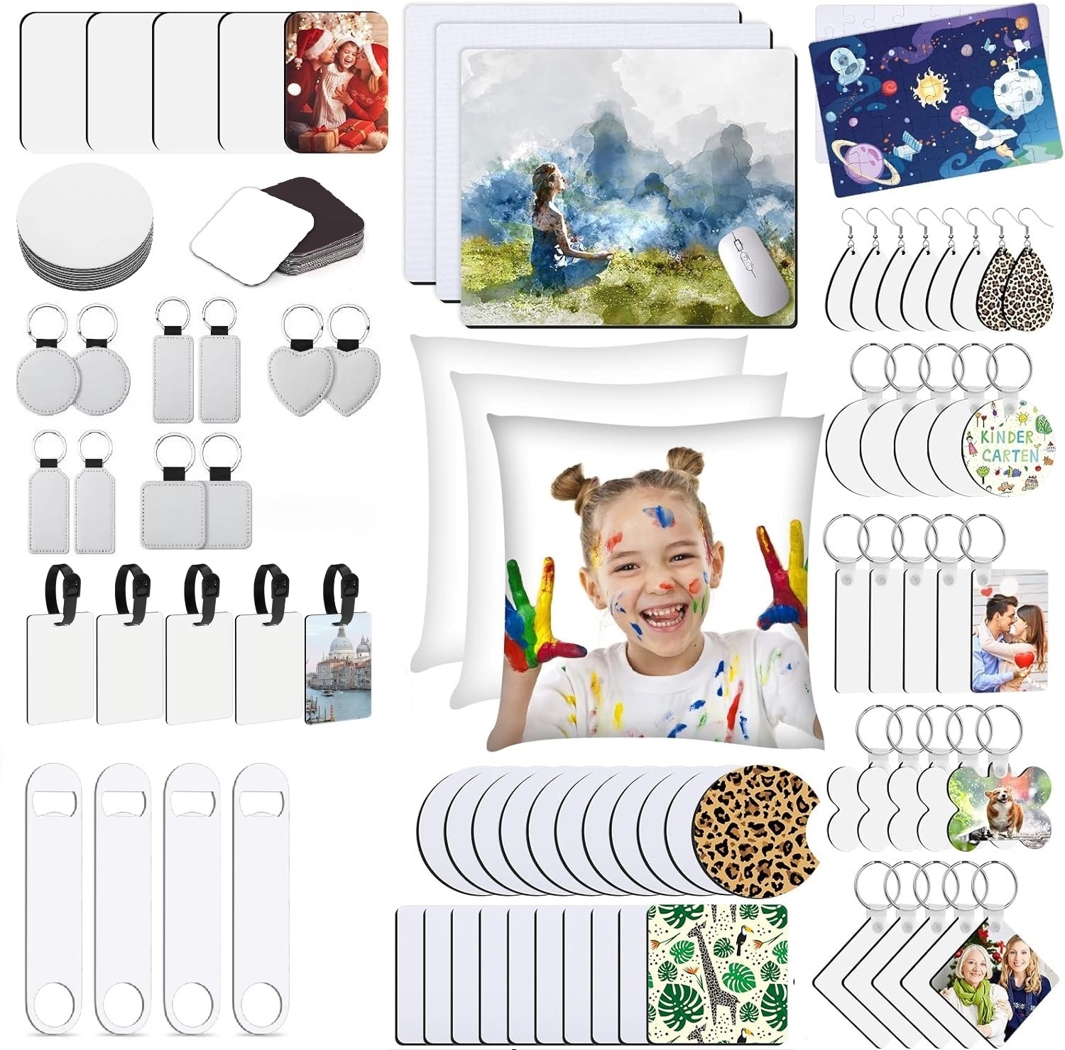 90pcs  Sublimation Blank Start - Coaster Sublimation Blank recension och pris