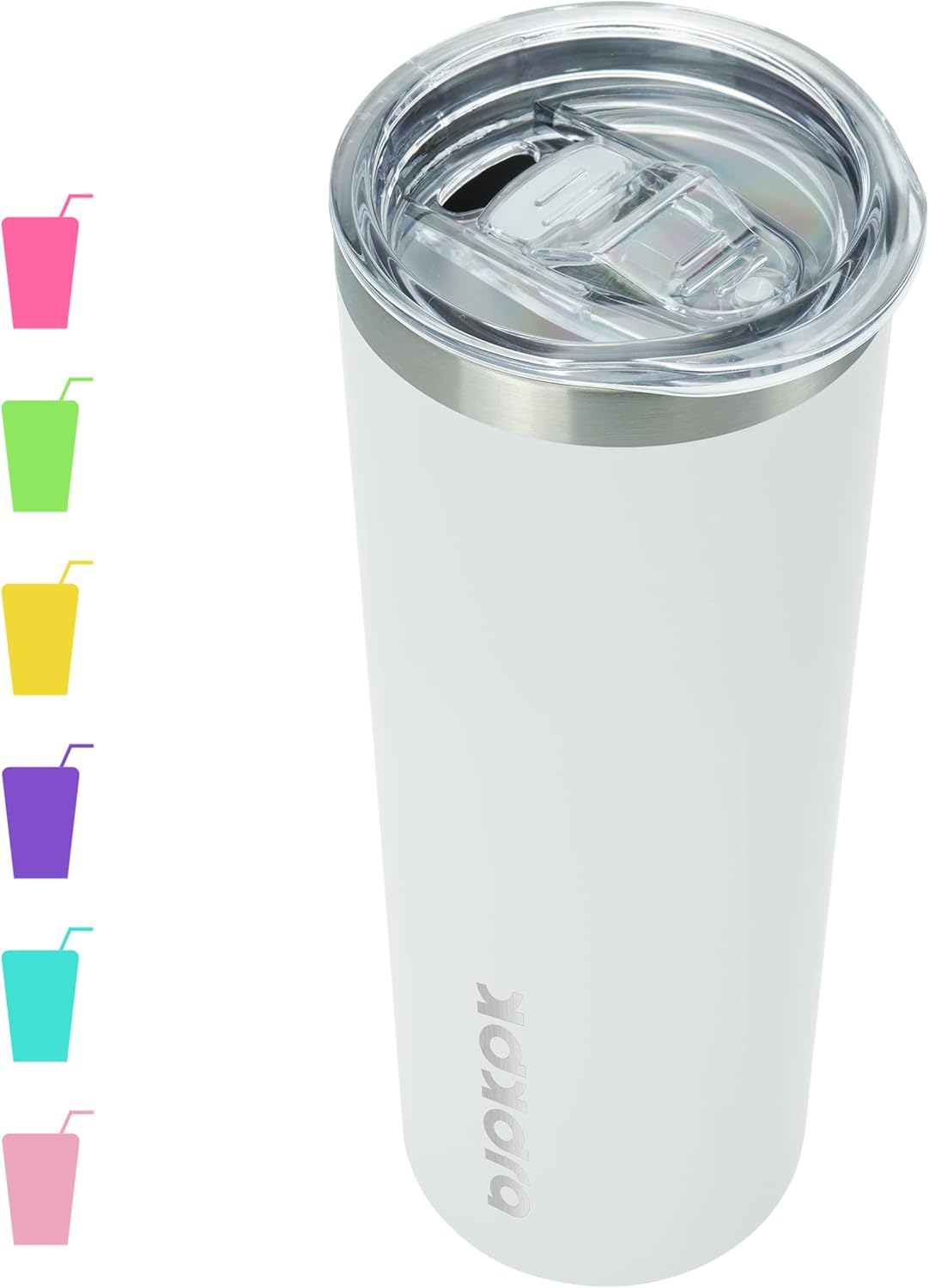 20 oz Skinny Tumbler with Lid, - Tumbler 20Oz White recension och pris