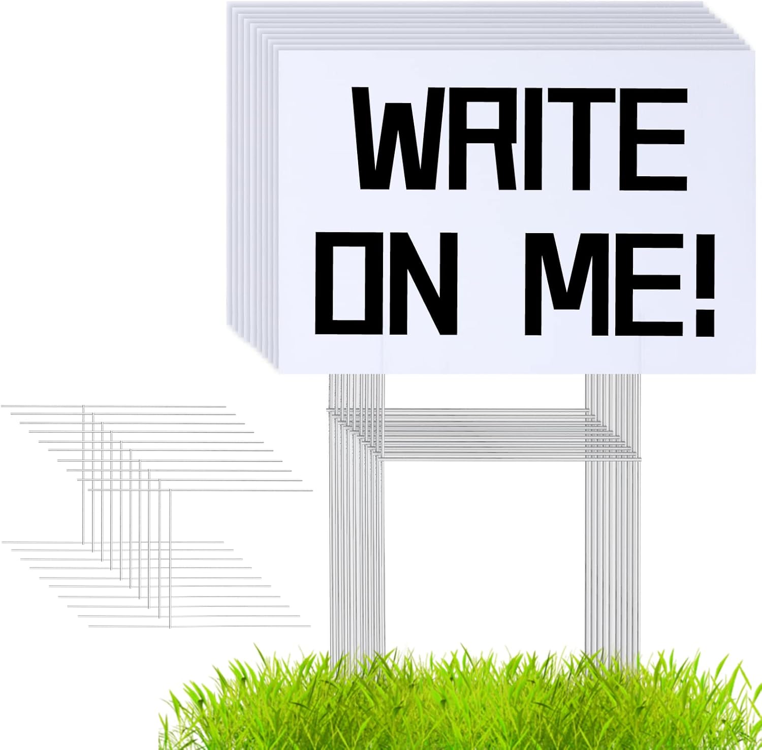 18x12 Inch Blank Yard Signs wi - Yard Sign Blank recension och pris
