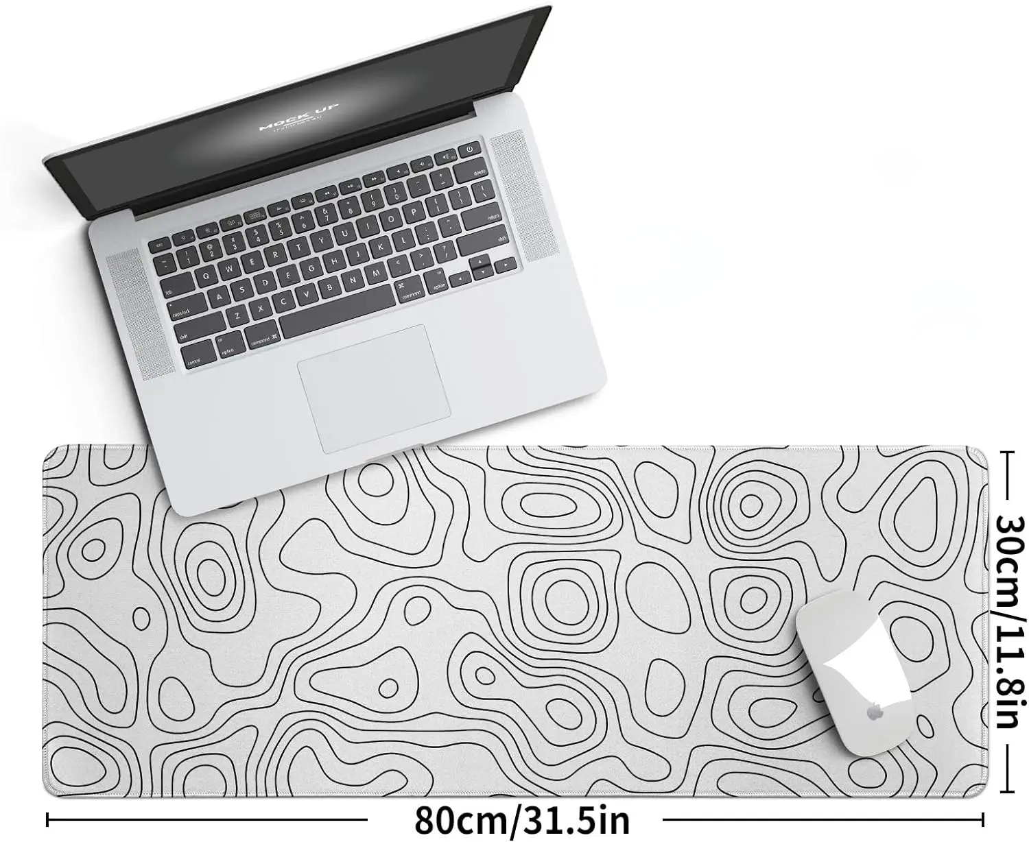 White Rubber Mouse Pad Topogra - Mouse Pad Blank Sublimation recension och pris