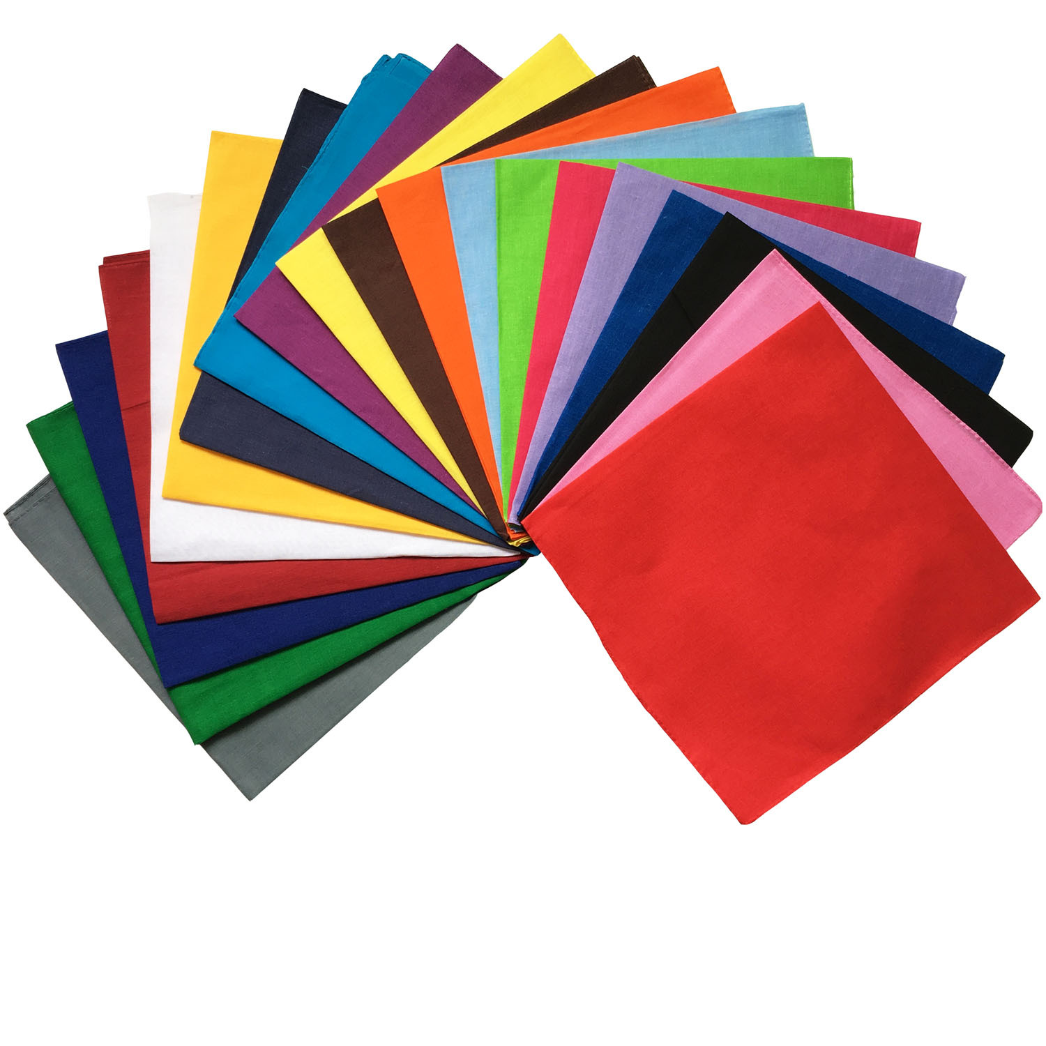 100%Cotton Cotton solid color  - Bandana Blank White recension och pris