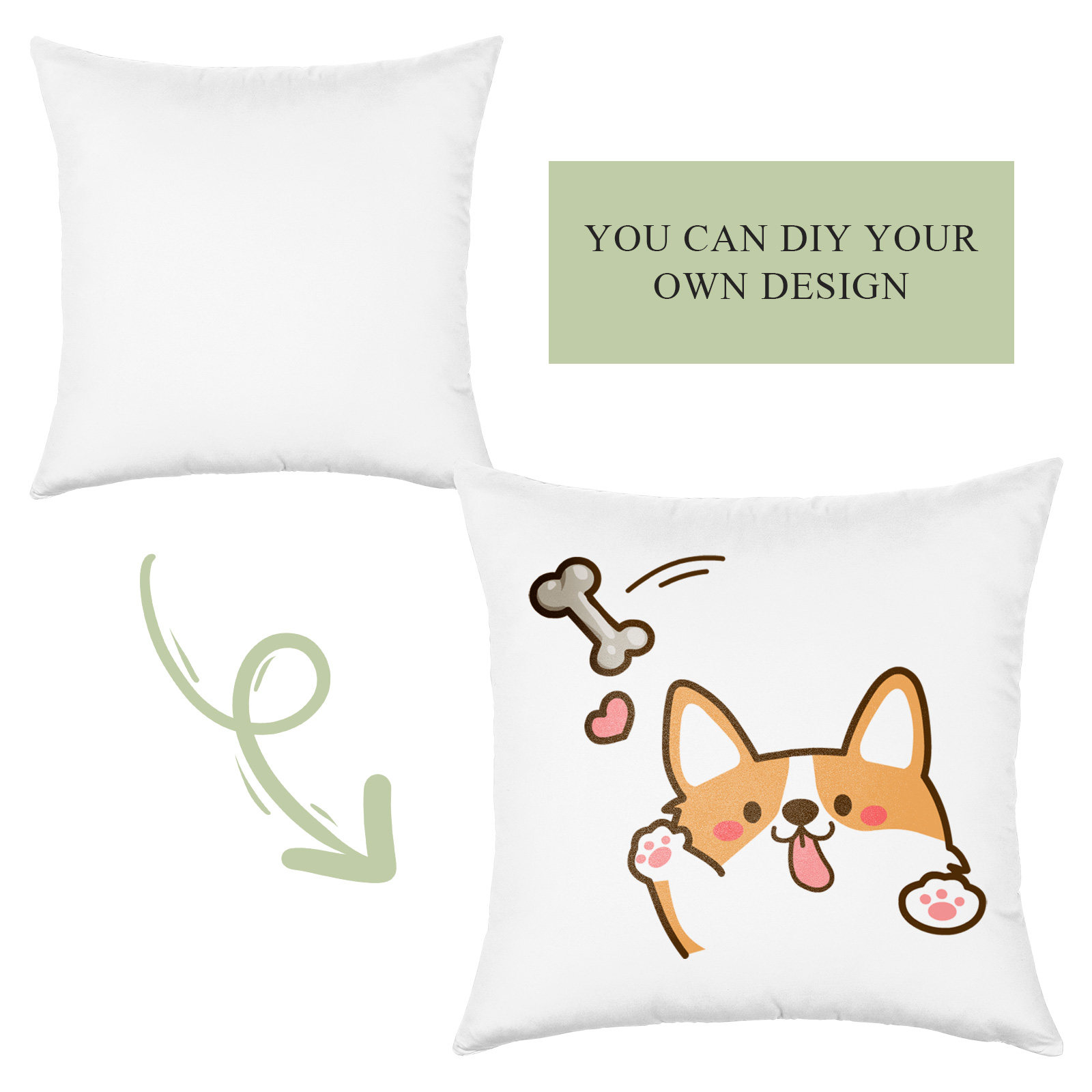 4Pcs Sublimation Pillow Cases  - Pillow Cover Sublimation recension och pris
