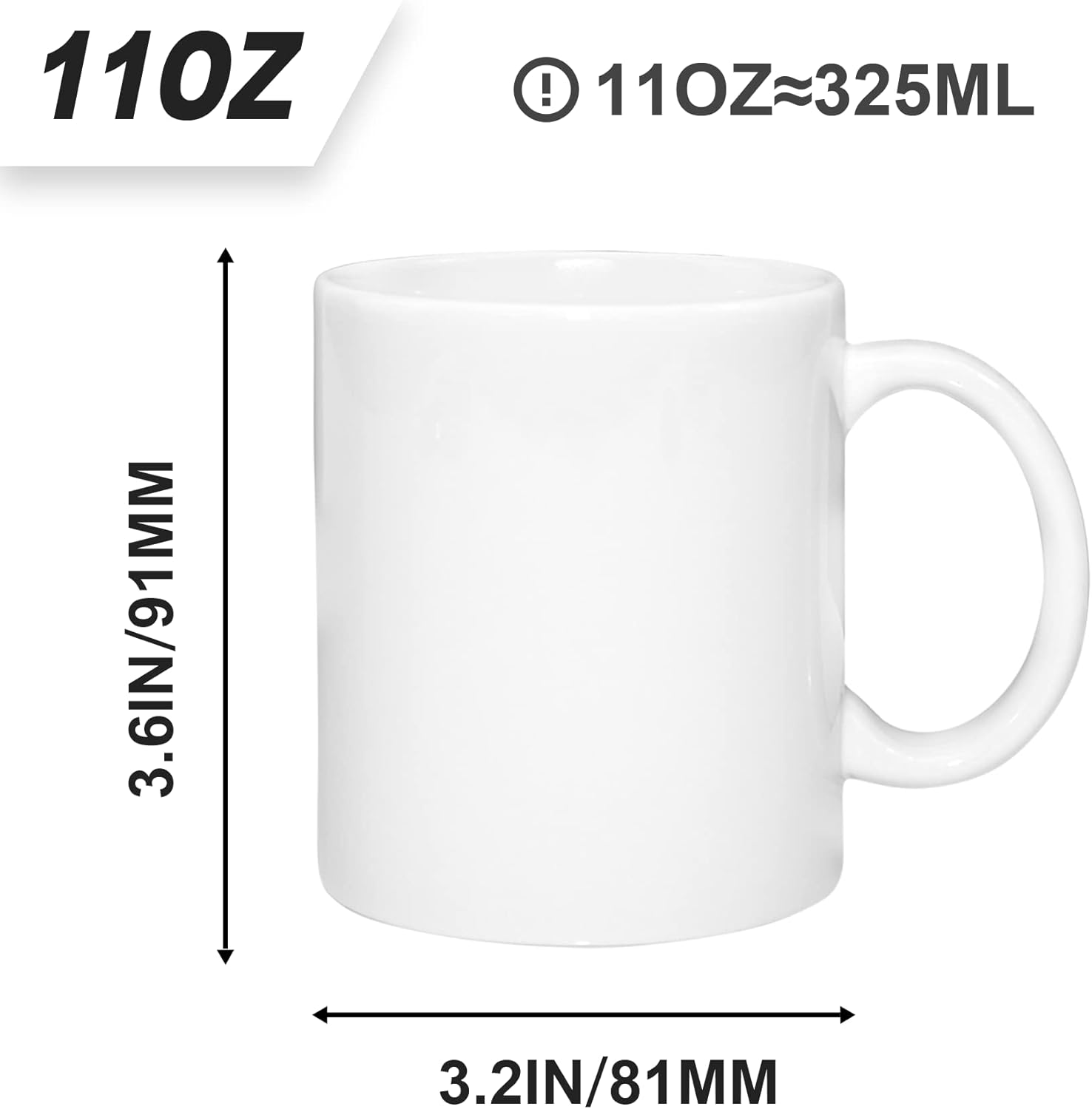 Set of 36 Sublimation Blanks D - Sublimation Mug White recension och pris