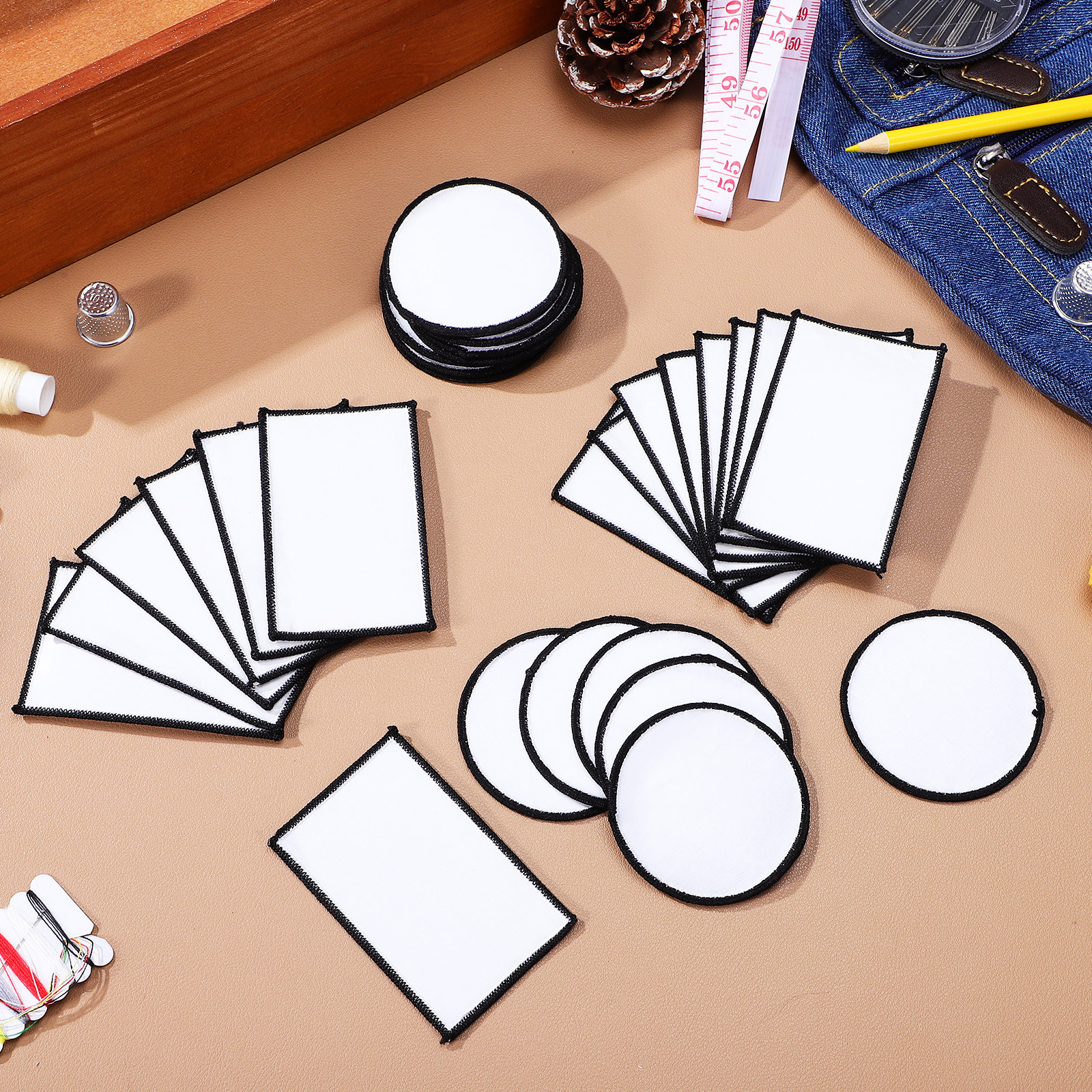 30Pcs Adhesive Backing Blank P - Hat Sublimation Blank recension och pris