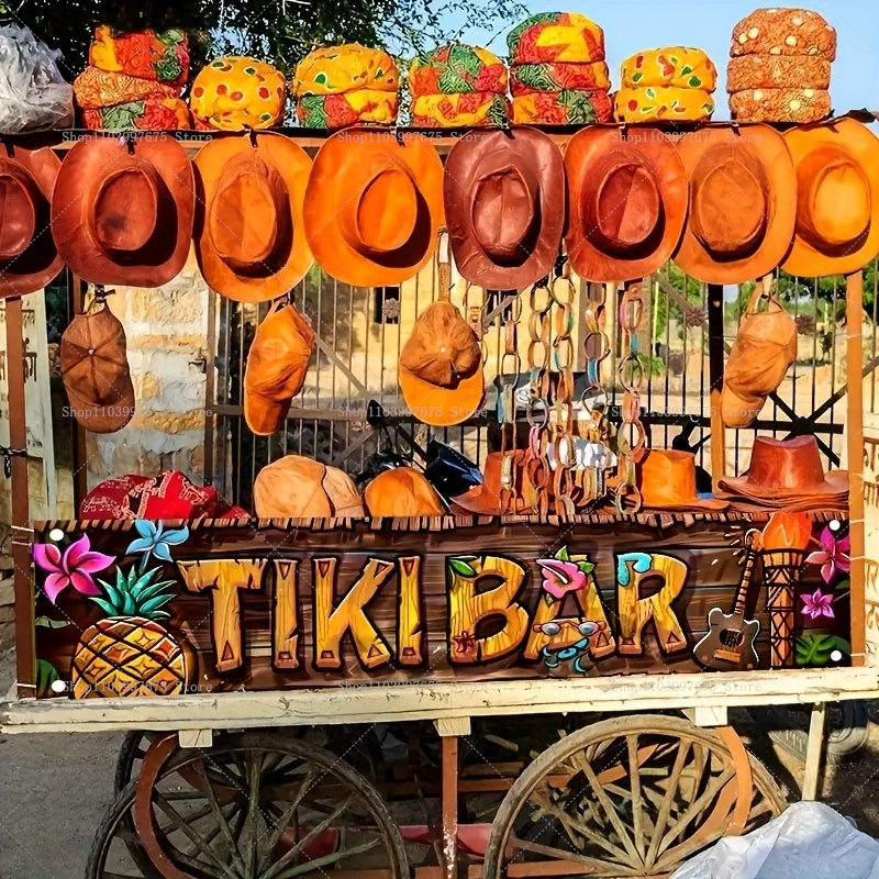 Tiki Bar Banner Tropical Hawai - Yard Sign Blank recension och pris
