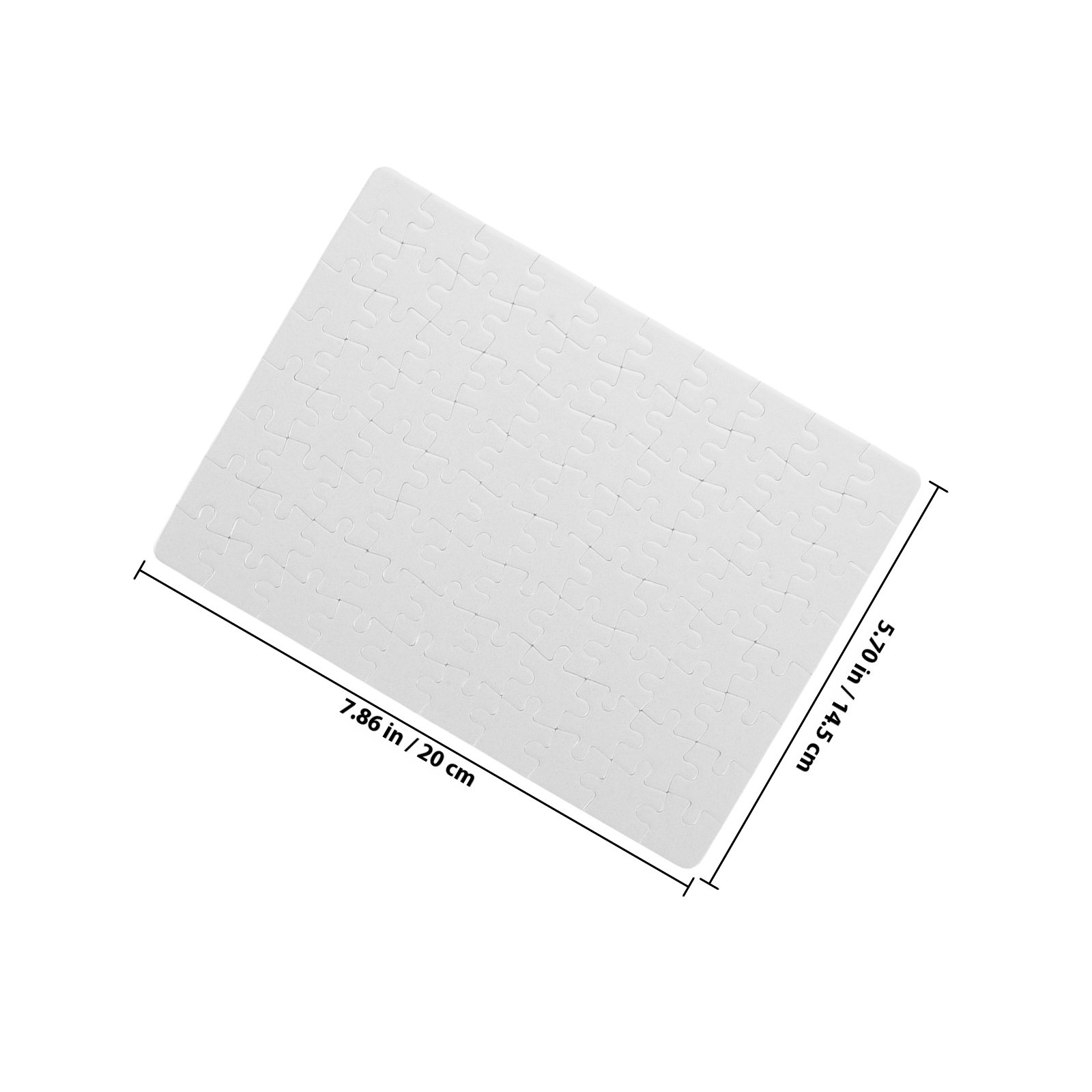 4 Sheets Blank Jigsaw Puzzle B - Puzzle Blank White recension och pris