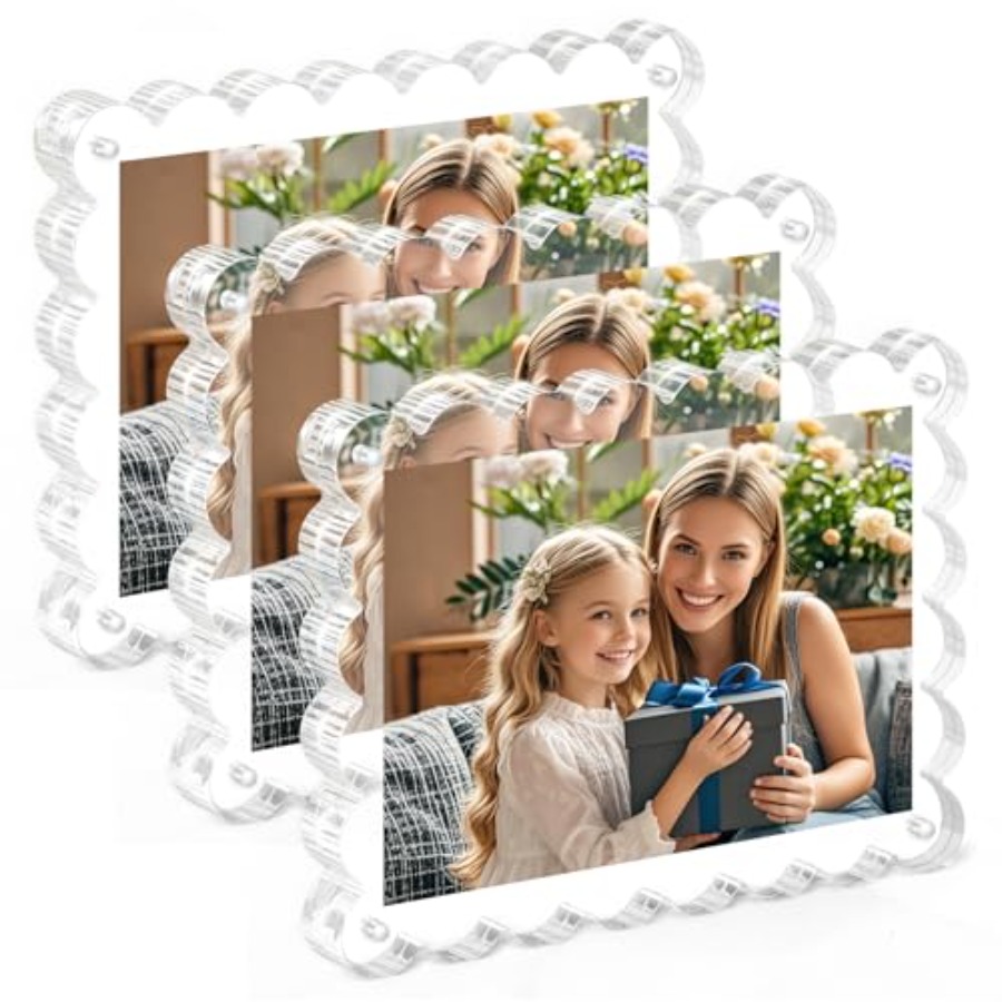 3Pack Magnetic Acrylic Picture - Photo Acrylic Block recension och pris