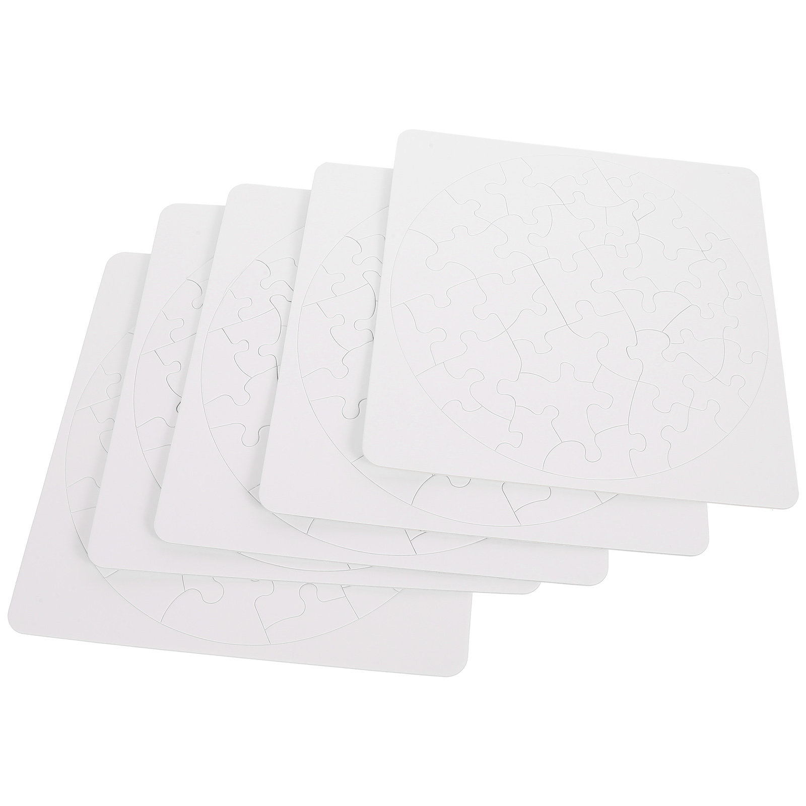 5 Sets Puzzle Sublimation Puzz - Puzzle Blank White recension och pris