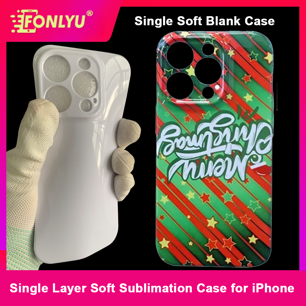FONLYU 3D Film Sublimation Bla - Phone Case Blank Print recension och pris
