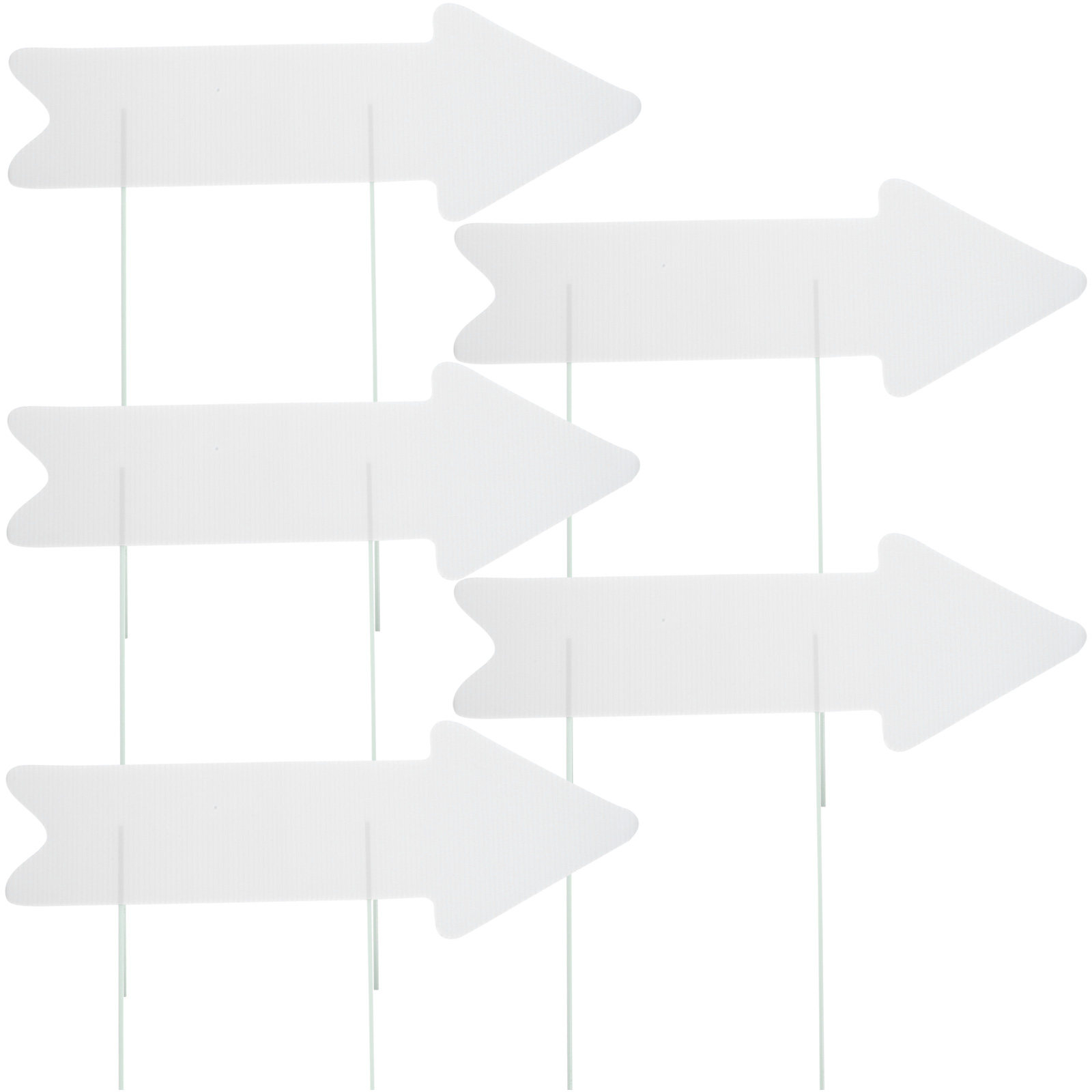 5Pcs Blank Yard Signs Plastic  - Yard Sign Blank recension och pris
