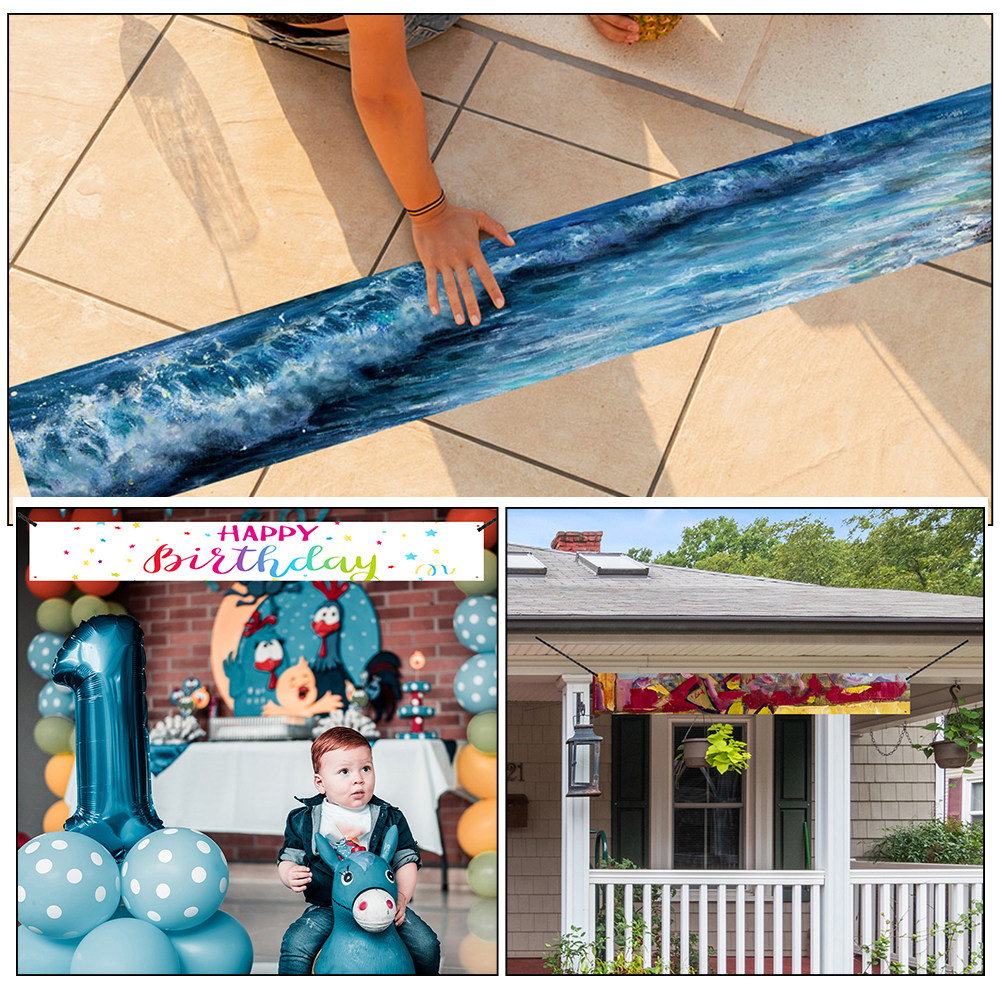 4Pcs 2x6 Feet Customizable Bla - Yard Sign Blank recension och pris