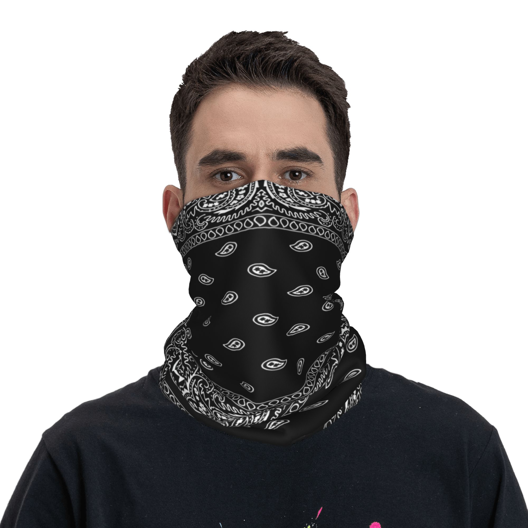 Custom Black and White Bandana - Bandana Blank White recension och pris