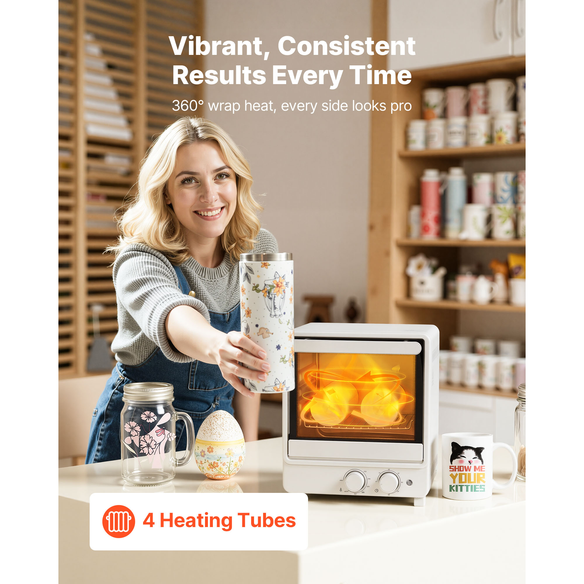 SucceBuy Sublimation Oven Mach - Sublimation Mug White recension och pris