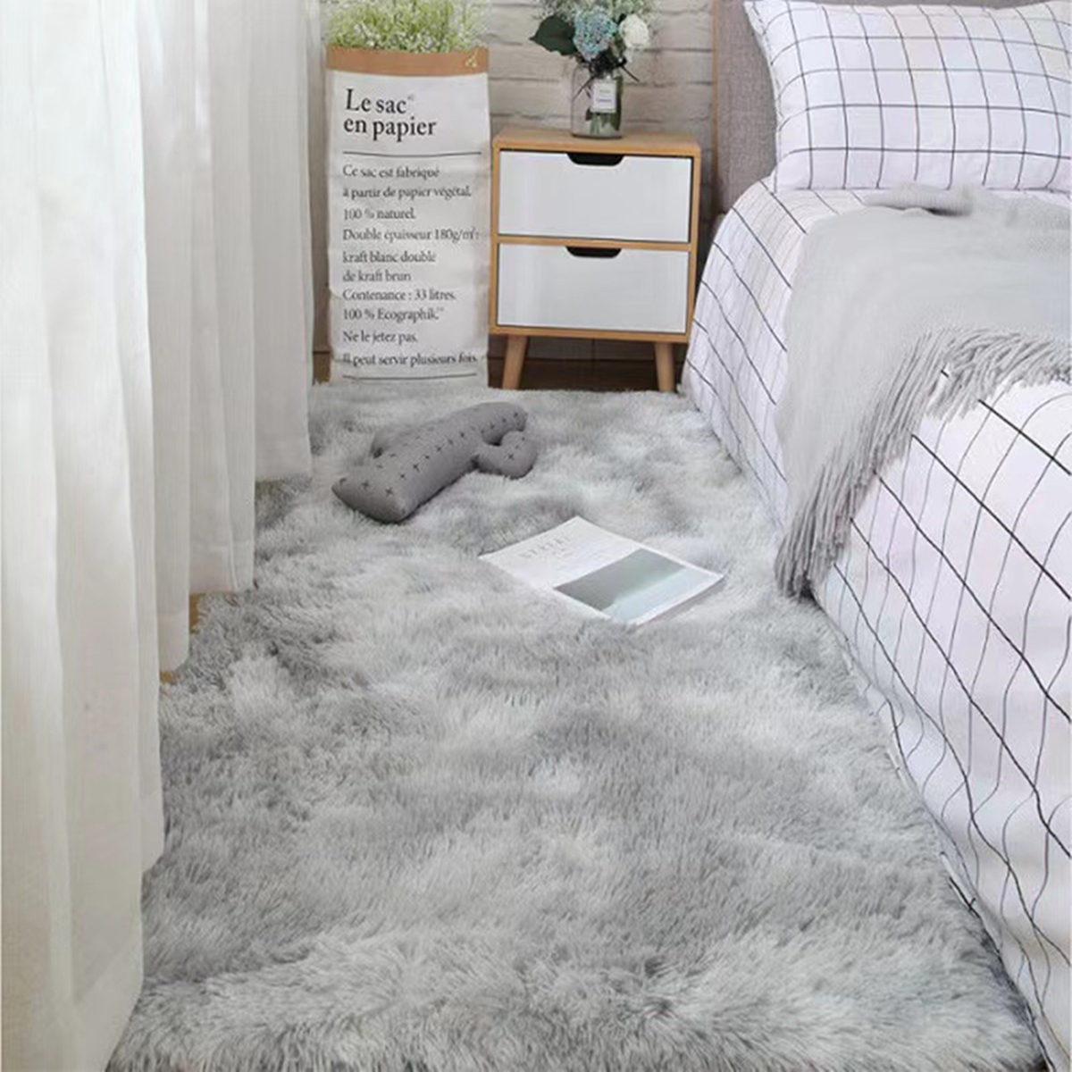 Soft Area Rugs For Bedroom Flu - Door Mat Blank recension och pris